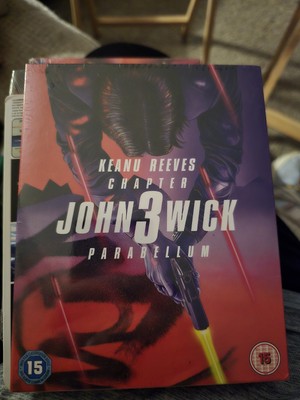 John Wick 3 Parabellum 4K UHD Steelbook (Amazon UK Exclusive) Slipcase + Coin