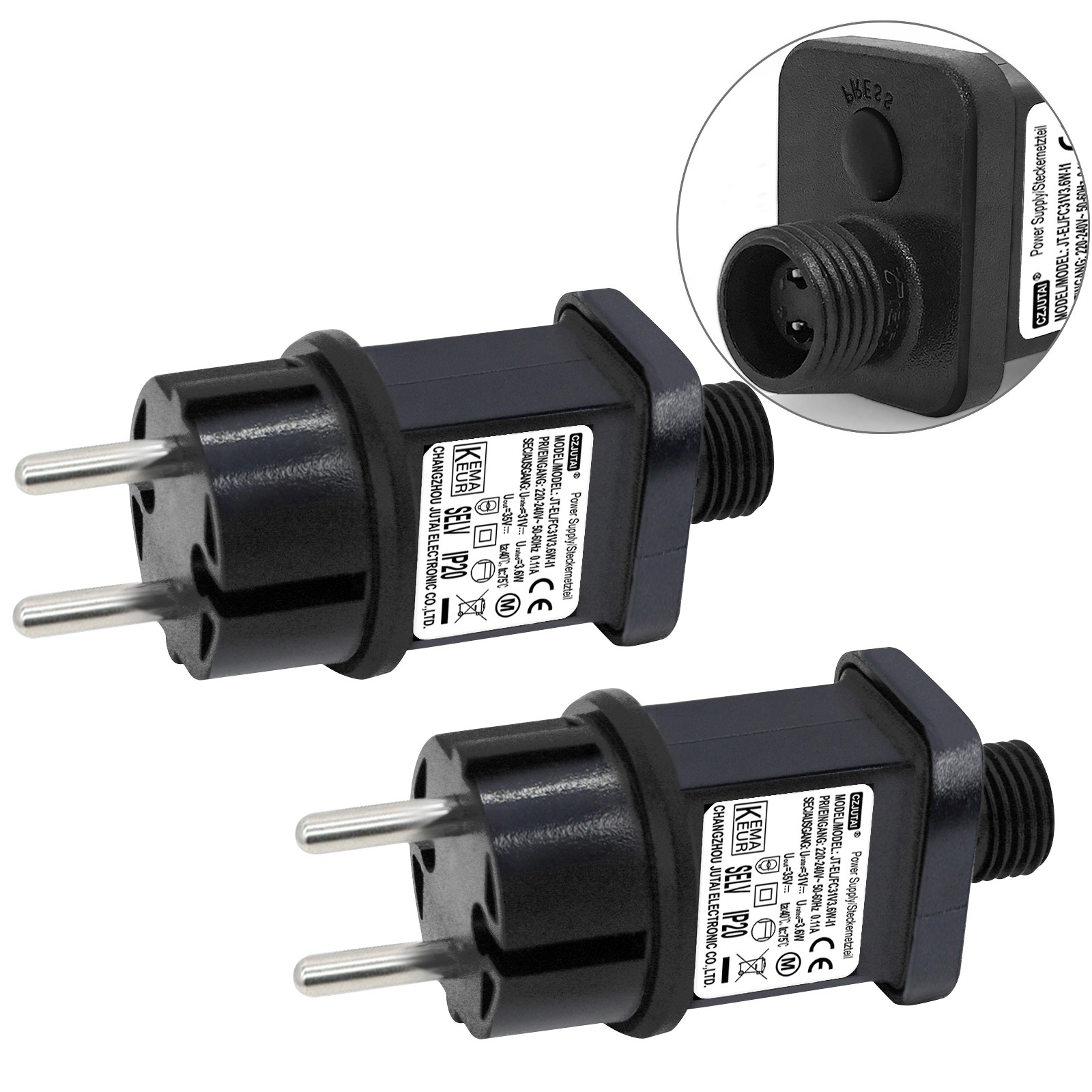 Paquet de DEUX transformateur LED CZJUTAI pour illuminer vos soirées d'été et terrasses