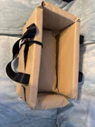Furfee Puffer Small Dog Pet Carrier Car Seat Tan
