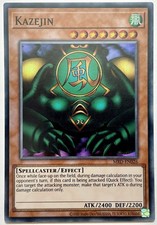 MRD-EN026 Kazejin - Super Rare Unlimited Lightly Played YuGiOh 25th Anniversary