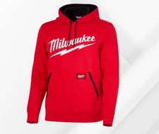 Milwaukee FreeFlex 352R- L Red Mid-Weight Pullover Hoodie L (Brand New)
