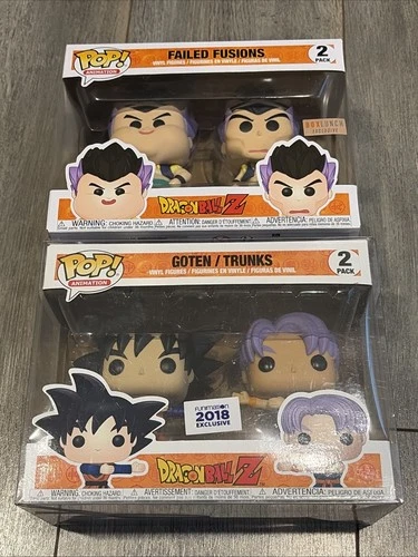 Funko Pop! Dragon Ball Z - Goten & Trunks 2 Pack & Failed Fusions 2 Pack