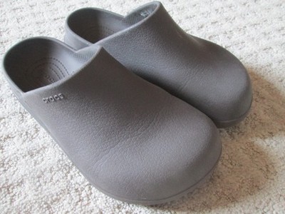 Crocs Adult Mules Sz Mens 5/ Womens 7 Chocolate Brown Slip On Summer Shoes