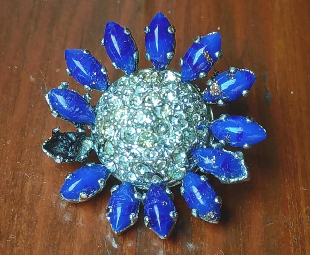 Spilla Vintage A Forma Di Castello Con Cristalli E Strass, Fai Da Te Matrimonio E Accessori - 3