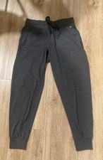 Gap Womens Brushed Tech Jogger Jersey Pants True Black GAPFIT Stretch MEDIUM