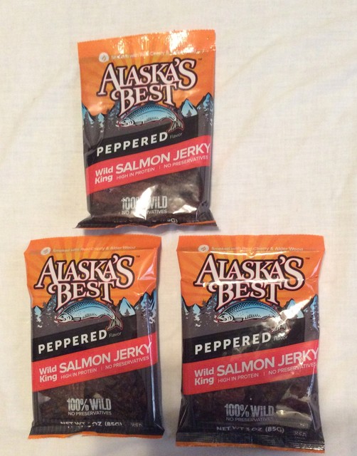 Three Bags Alaska 100 Wild Smoked Salmon Jerky Peppered Trappers Creek