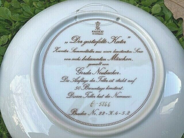 FULL SET of 6 Kaiser Porcelain W. Germany Fairy Tale-themed