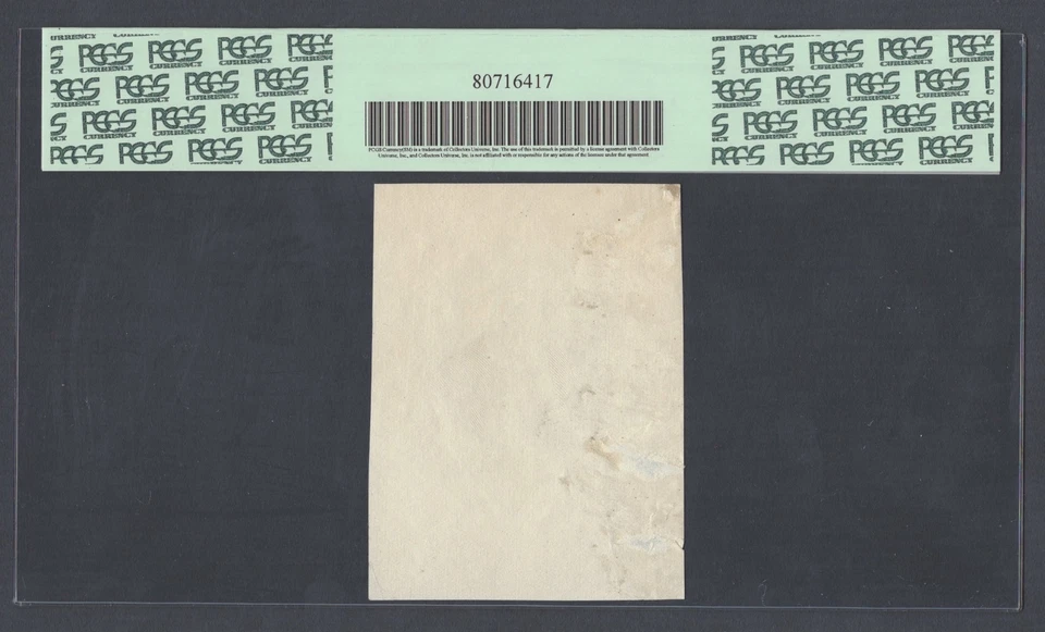 Australia Vignette Die Proof Man Portrait Used on One Pound 1910 P A108 - Image 2 of 2