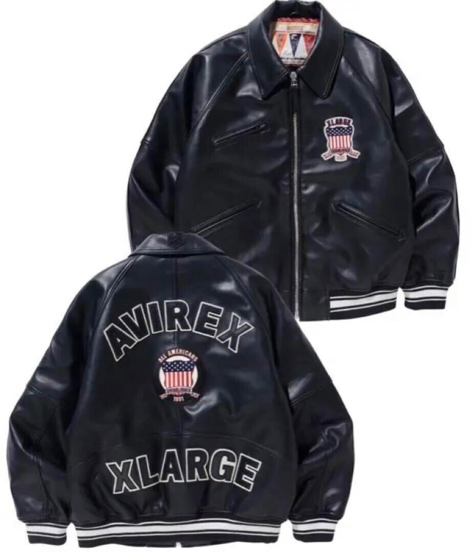 AVIREX USA XLARGE Varsity Leather Jacket Size L | eBay AVIREX USA XLARGE Varsity Leather Jacket Size L | eBay