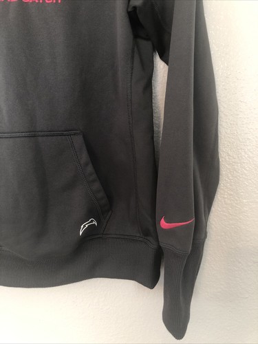 San Diego Chargers A Crucial Catch Nike Therma-Fit Hoodie Women Small EUC NFL - Picture 4 of 6