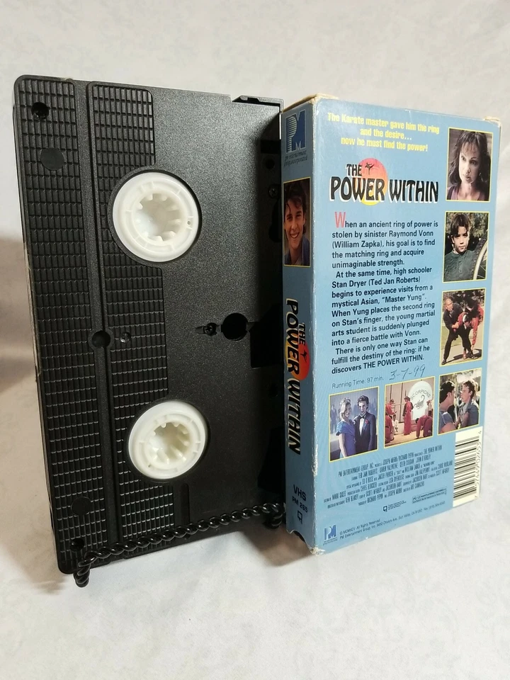 The Power Within VHS Ted Jan Roberts Karate Kid type movie OOP HTF - Image 2 of 2