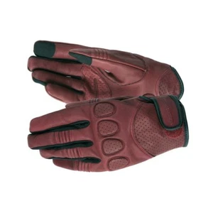 Tucano Urbano Gig Pro Motorcycle Gloves Burgundy Red