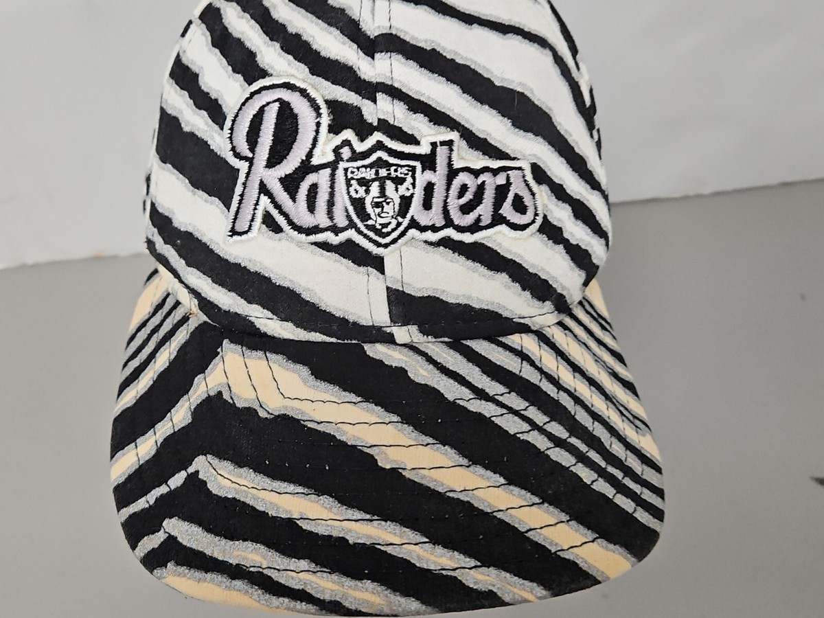 キャップ 90's Zubaz Los Angeles raiders zebra cap Zubaz Zebra 1990's Vintage Los Angeles Raiders Hat Cap