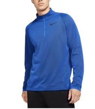 nike half zip blue