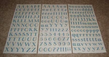 Me & My Big Ideas MAMBI Lot of 3 Stickers ~ Blue Alphabet...Upper, Lower & Extra