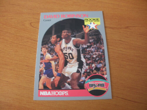 1990-91 NBA Hoops Basketball DAVID ROBINSON  SAN ANTONIO SPURS  # 270  ROOKIE - Photo 1/1