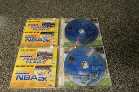 Both NFL 2K Sega Dreamcast 1999 Randy Moss Not for Resale Retail Working Tested
