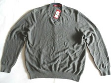 Izod Allover Links V-Neck Fine Gauge Sweater Carbon Heather Size: L MSRP 55 P