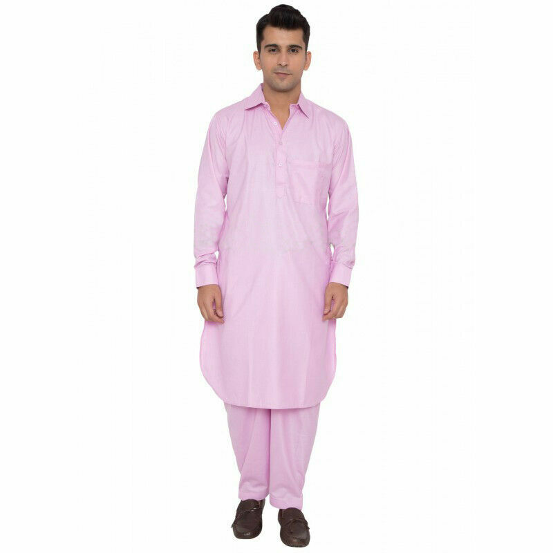 pink pathani suit