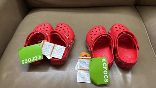 NEW Lightning McQueen Crocs Clog Adult Shoe Limited Classic Disney No Light USA