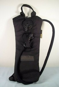 black hydration pack