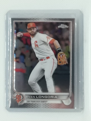 Evan Longoria 2022 Topps Chrome Baseball - #54 - San Francisco