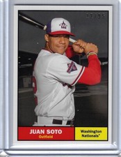 2021 Topps Transcendent VIP Juan Soto THROUGH THE YEARS 22/95 Nationals 1961