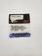 Pk/10 Xotic Tech TH138B CNC Billet 10mm Washer Dress Up Kit - Blue 