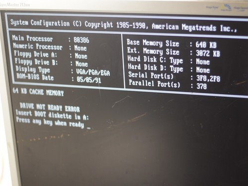 OPTI 386WB 1.0 AMD 386 DX 40 MHz AT motherboard ISA SIMM 64 kb cache WORKING - 第 3/10 張圖片