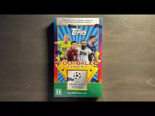2021-22 Topps UEFA Football's Finest Soccer Hobby Box Sealed AUTOGRAPH HAALAND