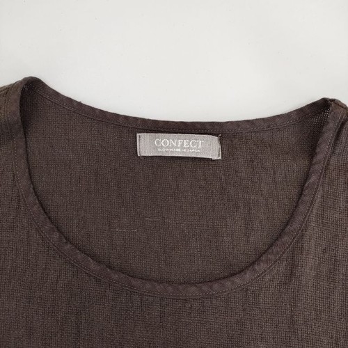 NEST ROBE CONFECT 02231-0013 Linen Panama Surgical Vest vest Brown 5-0324M∞ - Picture 3 of 6