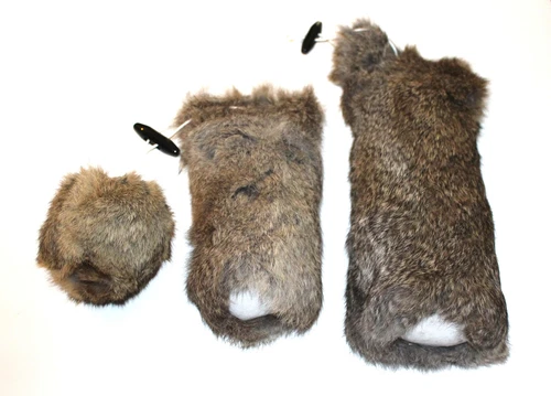 Dog & Field - Rabbit Fur / Skin - Dog Training Dummies and Tennis Balls