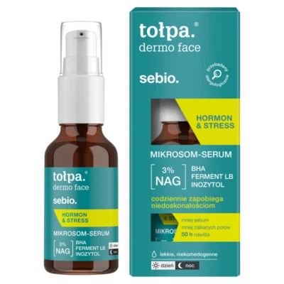 TOLPA Dermo Face Sebio Hormon & Stress Microsome - serum, day/night, 30ml