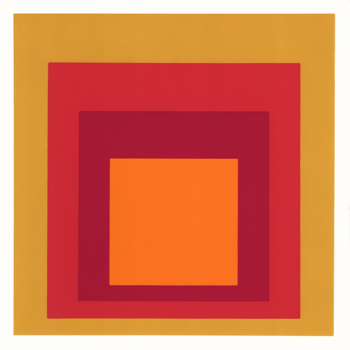 絵画 Square in the face Josef Albers | Homage to the Square VI | Whitney Museum of
