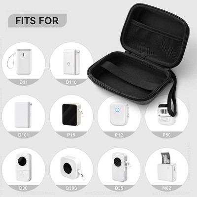 EVA Protective Case Bag Cover for Niimbot D11 D101 D110 Phomemo D30 M02 Printer