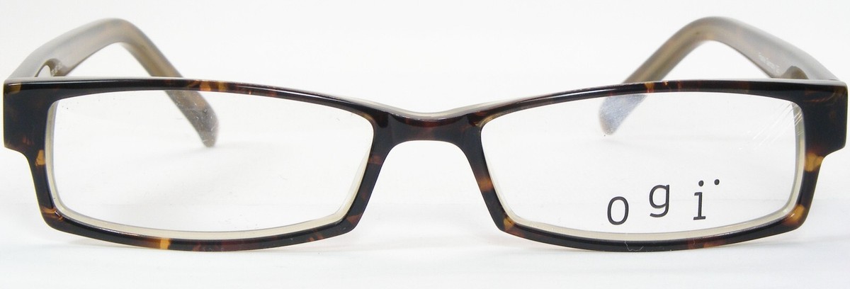 OGI MOD. A7106 163 BROWN DEMI TORTOISE EYEGLASSES GLASSES 