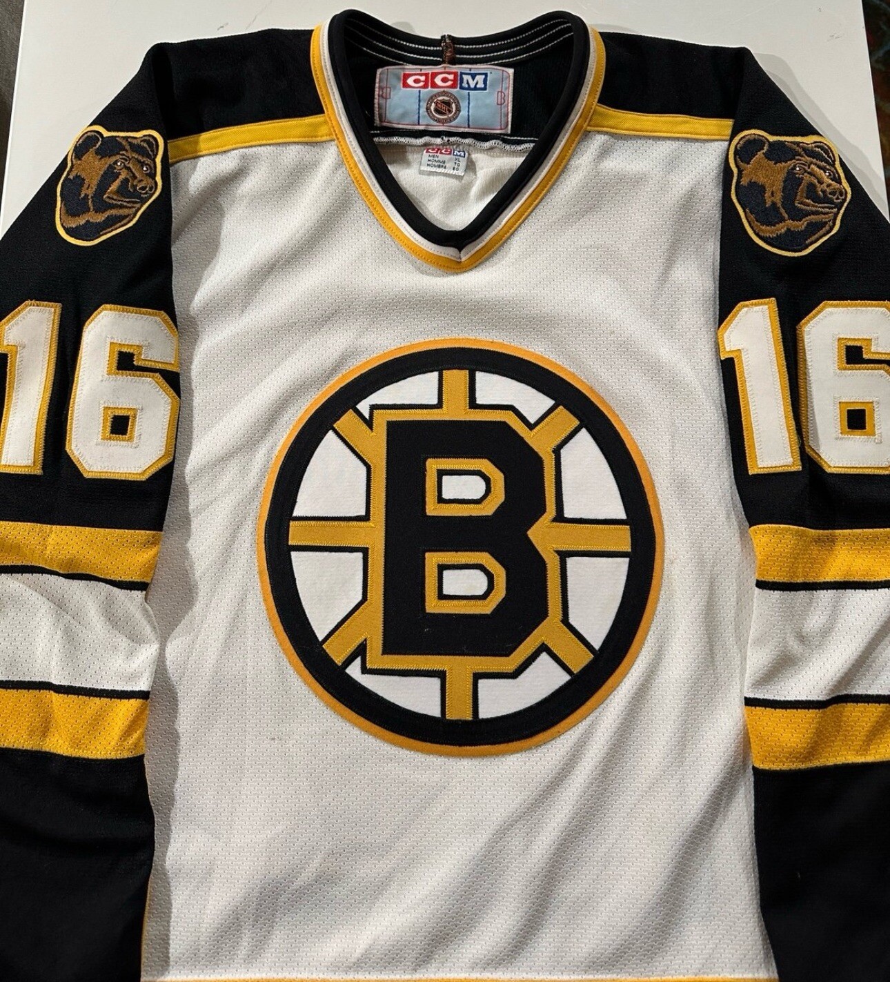 Maillot Hockey Bobby Orr CCM Boston Bruins - 2XL - Collection - Neuf Étiquettes