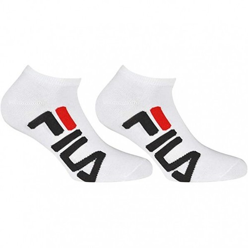 2 Pairs of Men Women Unisex Stretch Cotton Ankle Socks Fila F9199 - Picture 6 of 9