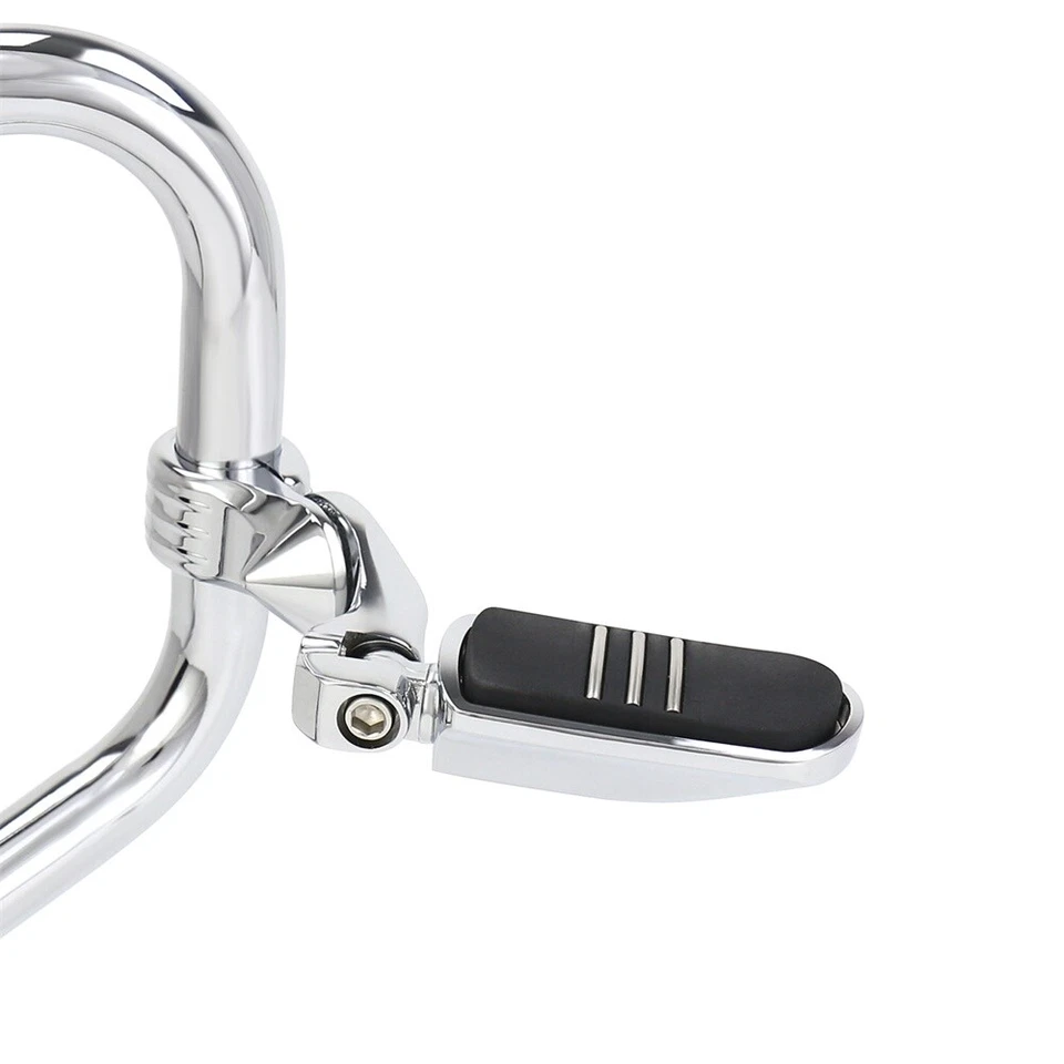Juego de montaje de pedal clavijas cromadas de 1-1/4" para Harley Ultra Limited FLHTK 2014-2022 Foto 4 de 4