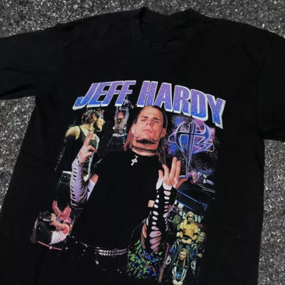 Hot Trend Jeff Hardy Black Cotton Size S-4XL T-Shirt Unisex TMB4565