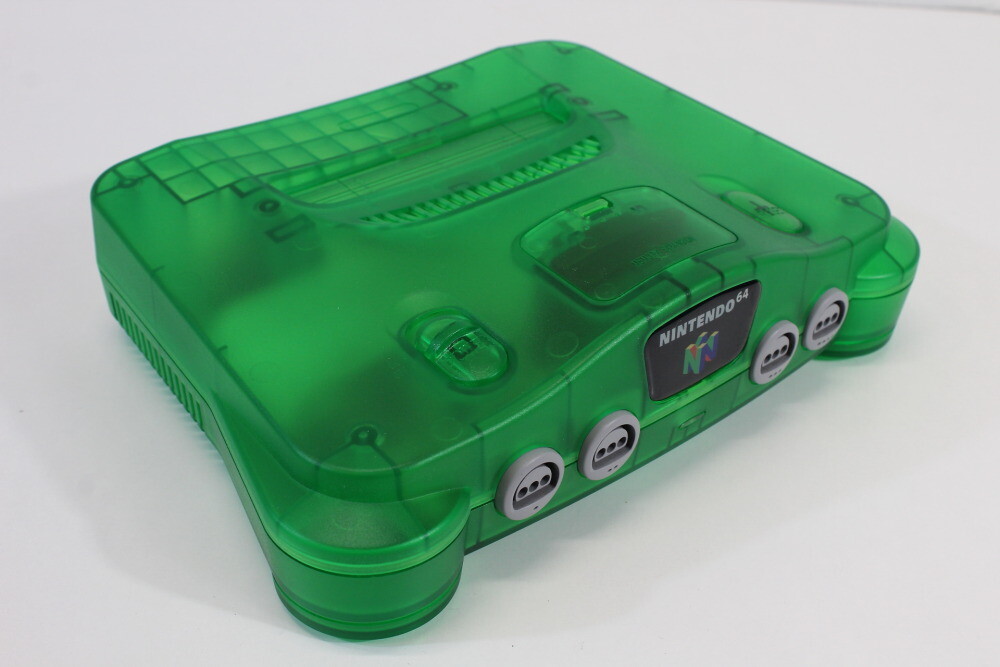 Nintendo 64 Clear Jungle Green Console NTSC REGION FREE N64