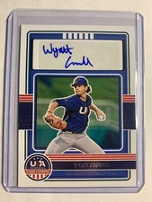 Wyatt Crowell 2023 Panini Stars & Stripes USA Baseball Collegiate Auto #CNTS-WC