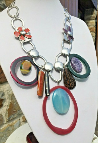 TARATATA - COLLIER - Créateur Designer - NECKLACE SIGNED French Creator Design - Foto 2 di 12