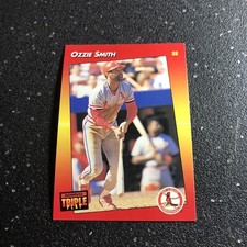 Ozzie Smith 1992 Donruss Triple Play Baseball #244 MLB St Louis Cardinals SS