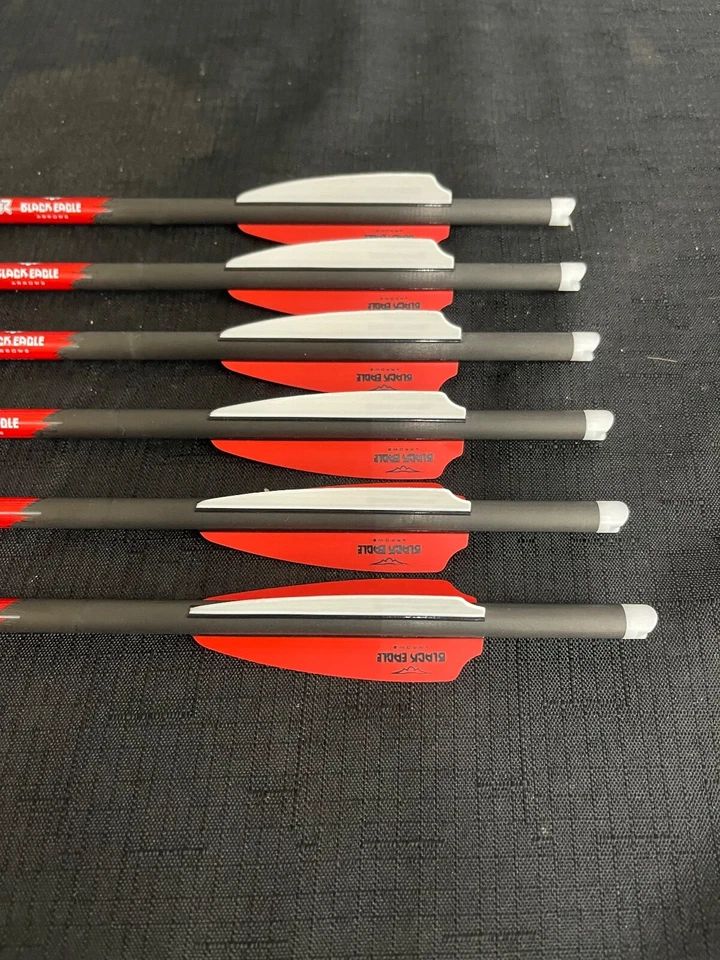 Pernos de ballesta Black Eagle Executioner 20" .003 3" plegados 1/2 docena TOTALMENTE NUEVOS Foto 2 de 4
