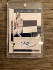 2021 National Treasures Collegiate - Zach Wilson -  “Rookie Patch Auto” # 77/99 