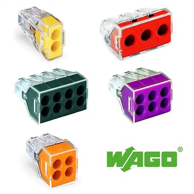 WAGO 773 Series Push-In Wire Connectors Terminal Block 2.5mm² 24A