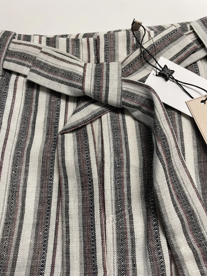 Pantalones Cortos Para Mujer BCBGeneration Cinturón Corbata Cintura Alta Largo Ligero XS PRECIO DE VENTA SUGERIDO POR EL FABRICANTE 88 USD Foto 4 de 4