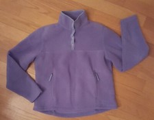 Women's Size Small Blue L.L. Bean Fleece Sweatshirt
