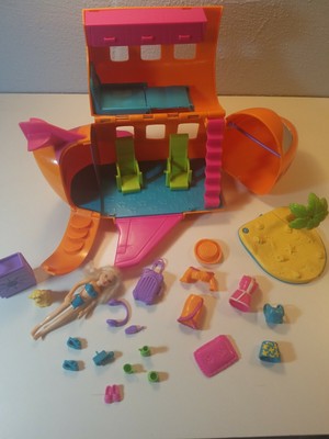 polly pocket airplane set